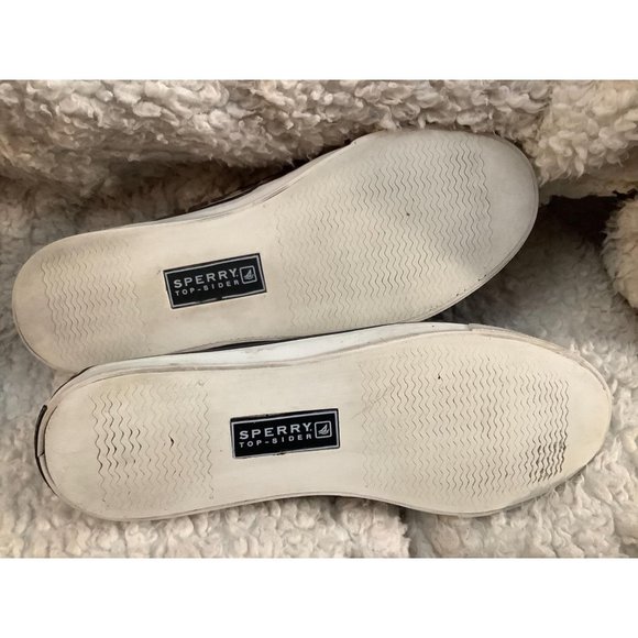 Sperry Women Size 7 Top-Sider Slip On Leopard Animal Print Loafers Shoes - Picture 5 of 5